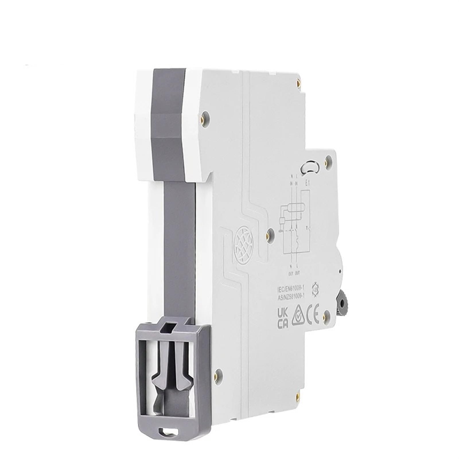 Elektroniczny wyłącznik różnicowy GYR10N-40 18 mm 230 V 1 P+N 6 KA, zabezpieczenie nadprądowe, maks. 40 A), 1 szt. (typ AC-16A 30mA)