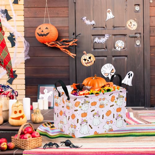 Image of Halloween Shelf Nursery Storage Basket Laundry Hamper Storage Box and Bins for Kids Home Clothes with Handles