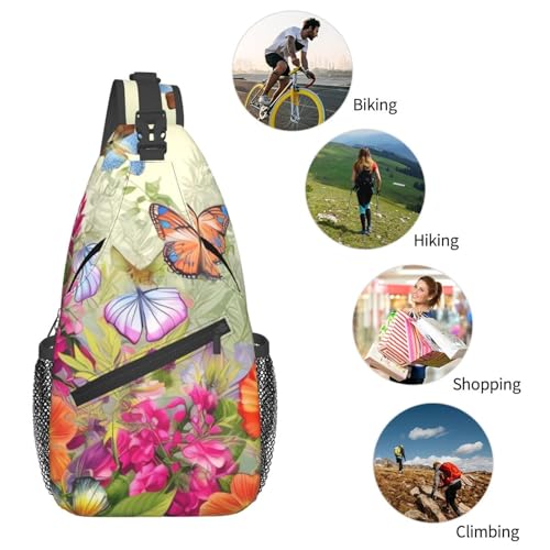 Bolso Cruzado Deportivo para Hombres y Mujeres Negro miniatura 6