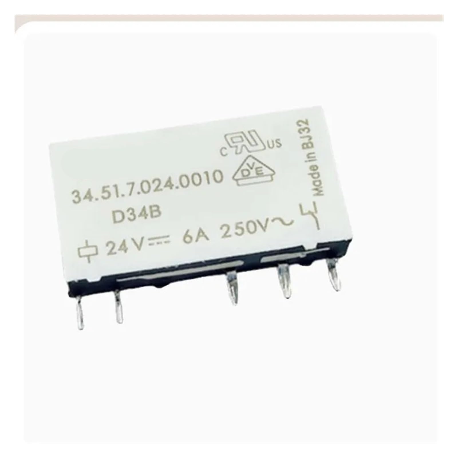 Relay 34.51.7.024.0010 24V DCV24 remplacez vos relais défectueux 5PIN 6A