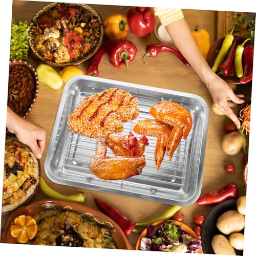 Plateau de barbecue en acier inoxydable argenté COLLBATH - 7