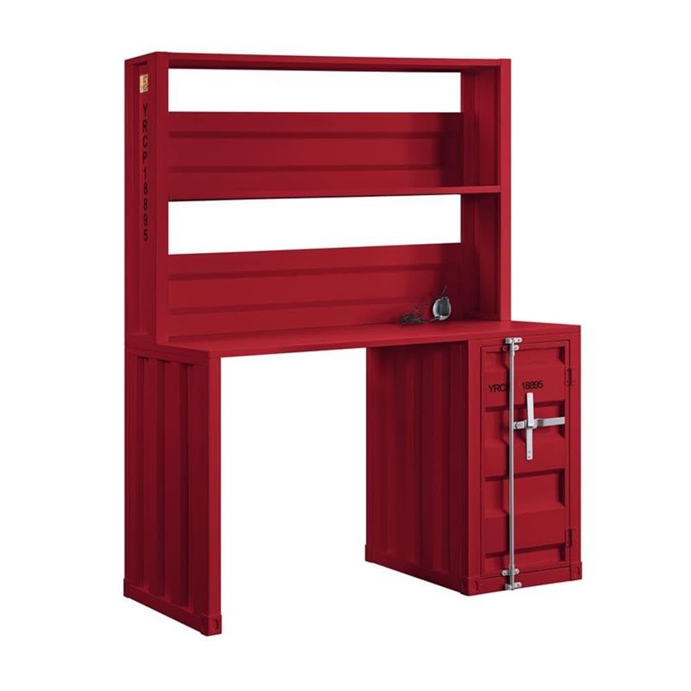 Don Kamame$hi ACME Furniture その1 Amazon.com: Acme Cargo Desk & Hutch in Red : Home & Kitchen