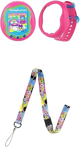 Miniatura 1 de Tamagotchi Uni - Paquete electrónico rosa para mascotas y cordón negro