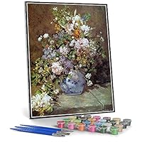 ルノワール 春の花束 花の絵 静物画 絵画 ルノワール 「春の花束」 高級複製画 Renoir Spring Bouquet