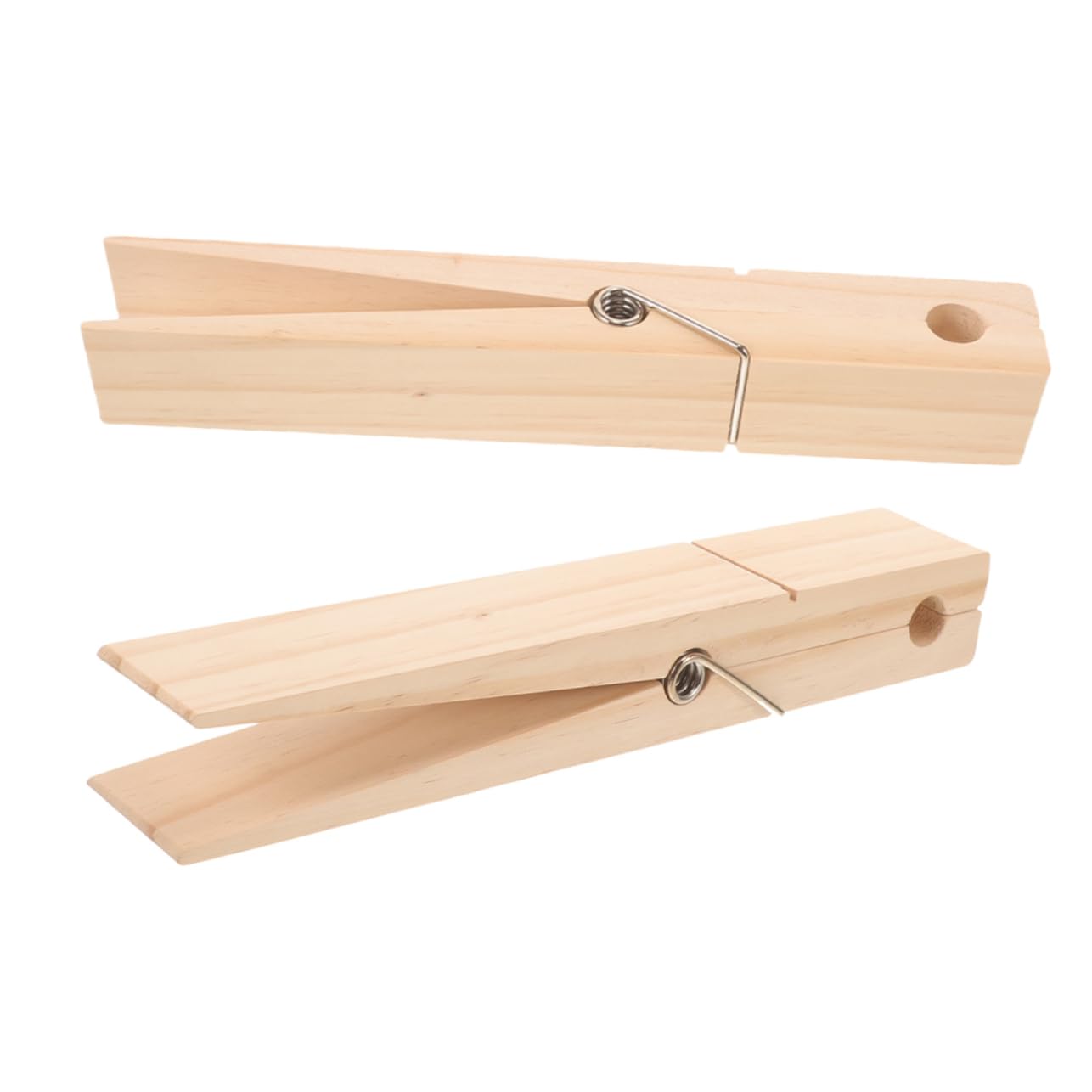 2pezzi Molletta in Legno Per Asciugamani Grande Molletta Per Stendere i Panni Per Vestiti in Legno Per Bagni e Lavanderie Resistente e Duraturo