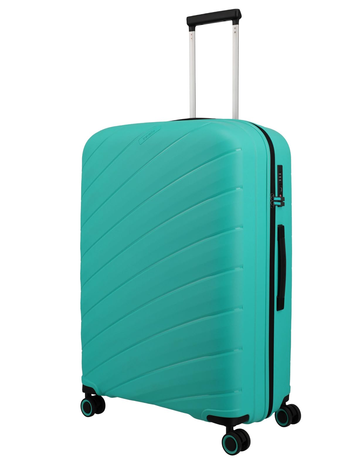 Travelite Walizka na kółkach z twardą obudową, duża, 108 litrów, seria BURANO: twarda obudowa na kółkach z polipropylenu z zamkiem szyfrowym TSA, 75,5 cm, 3,9 kg