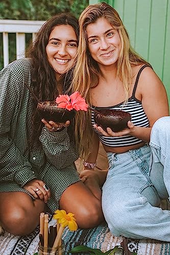 Cocobowls Set 2 Ciotole Cocco & 2 Cucchiai