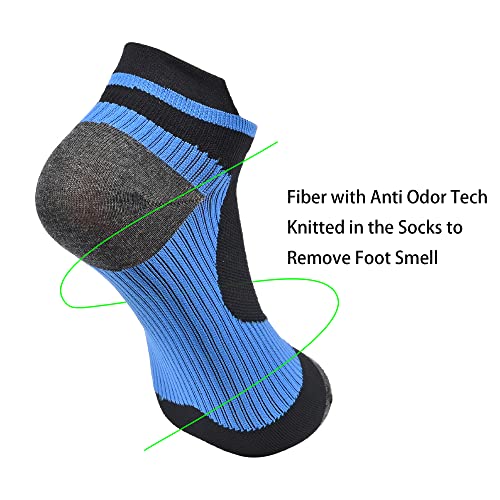 Women's Anti Stink Seamless Breathable Low Cut Compression Sports Running and Cycling Socks4