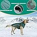 Poiinvc Winddichter Hundemantel Hundejacke mit Geschirrloch Reflektierend Warm und Wasserdicht für Hunde von S bis XXXL mit Elastischen Bündchen Ideal für Outdoor