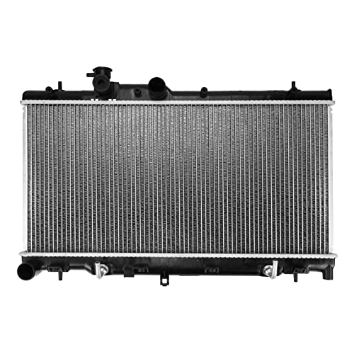 Image of PHILTOP Core Radiator Compatible with 2001-2004 Outback 2.5L, 2000-2004 Legacy, 2000 Outback, 2003 Baja, 2004-2006 Baja 2.5L Transmission Oil Cooler Included | Core Width: 27-1 /16 inch fit for 2003 2004 2005 2006 Baja 2000 2001 2002 2003 2004 Legacy, Outback 2.5L