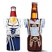 Oktoberfest Deko, Oktoberfest Accessoires Bierflaschen Kühler Bierkühler (2er Pack) für 0,3l, 0,33l & 0,5l Langhaltende Kühle