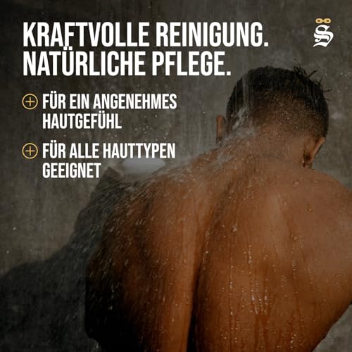 Störtebekker® Premium Body Bar Sandelholz | Festes Duschgel Männer | Feste Duschseife Herren & Damen | Natürliche Reinigung, herrlicher Duft | handgefertigt & ohne Zusätze (120g)