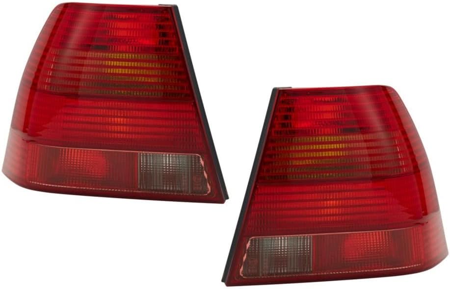 CarLights360: For 1999 2000 2001 2002 2003 Volkswagen Jetta Tail Light Assembly Driver and Passenger Side - Replaces VW2818103 VW2819103 | 1J5 945 111 S, 1J5 945 112 S Vehicle Trim: Sedan; GEN4