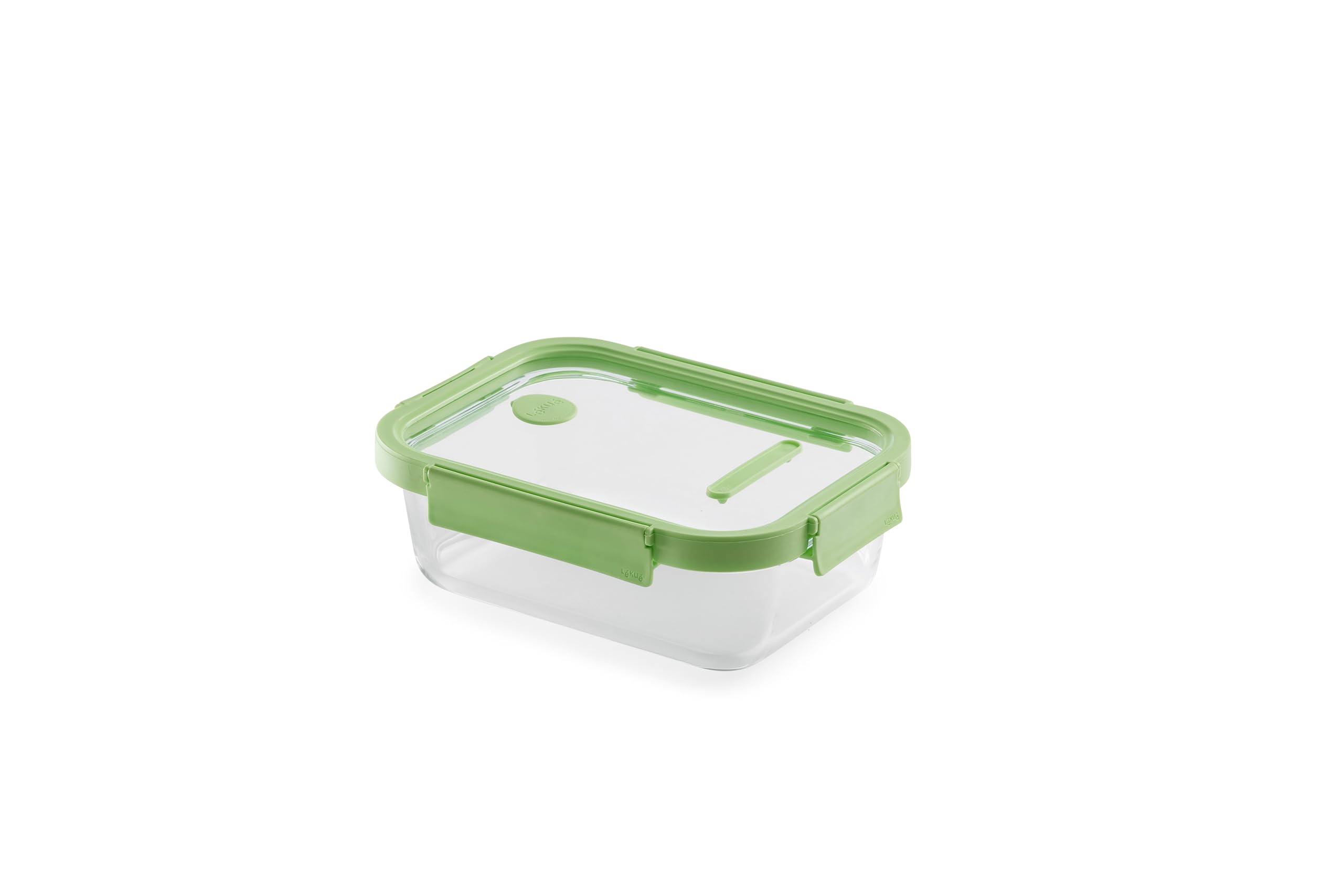 Lékué 100 Percent Hermetically Sealable Glass Container 1520ml Rectangular