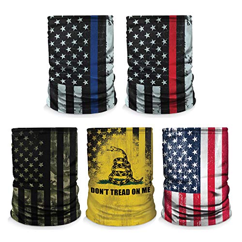 5 Pk Blue Stripe Flag/Us Flag on Amazon Live