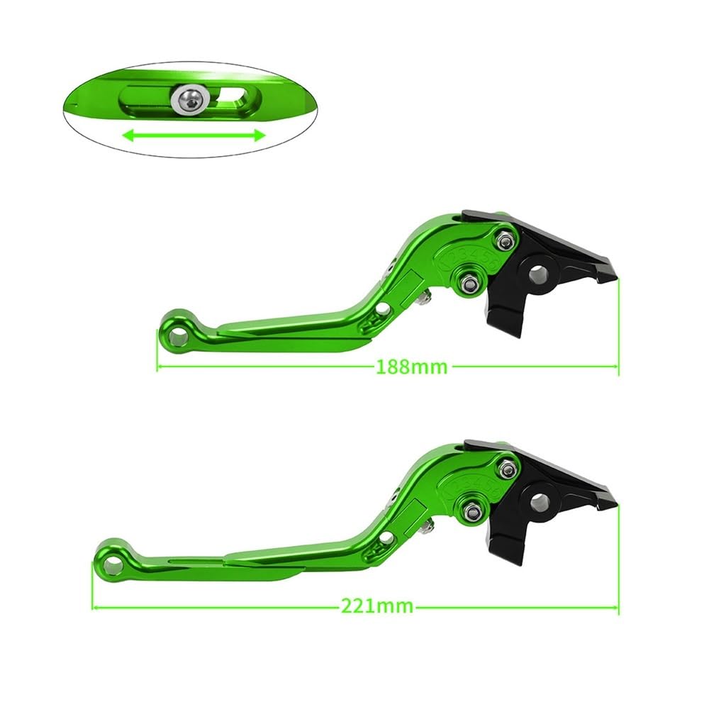Leve Freno E Frizione Corte Per Kawasaki Vulcan S 650 – Alluminio CNC, 2015-2025, Nero, Facili Da Montare