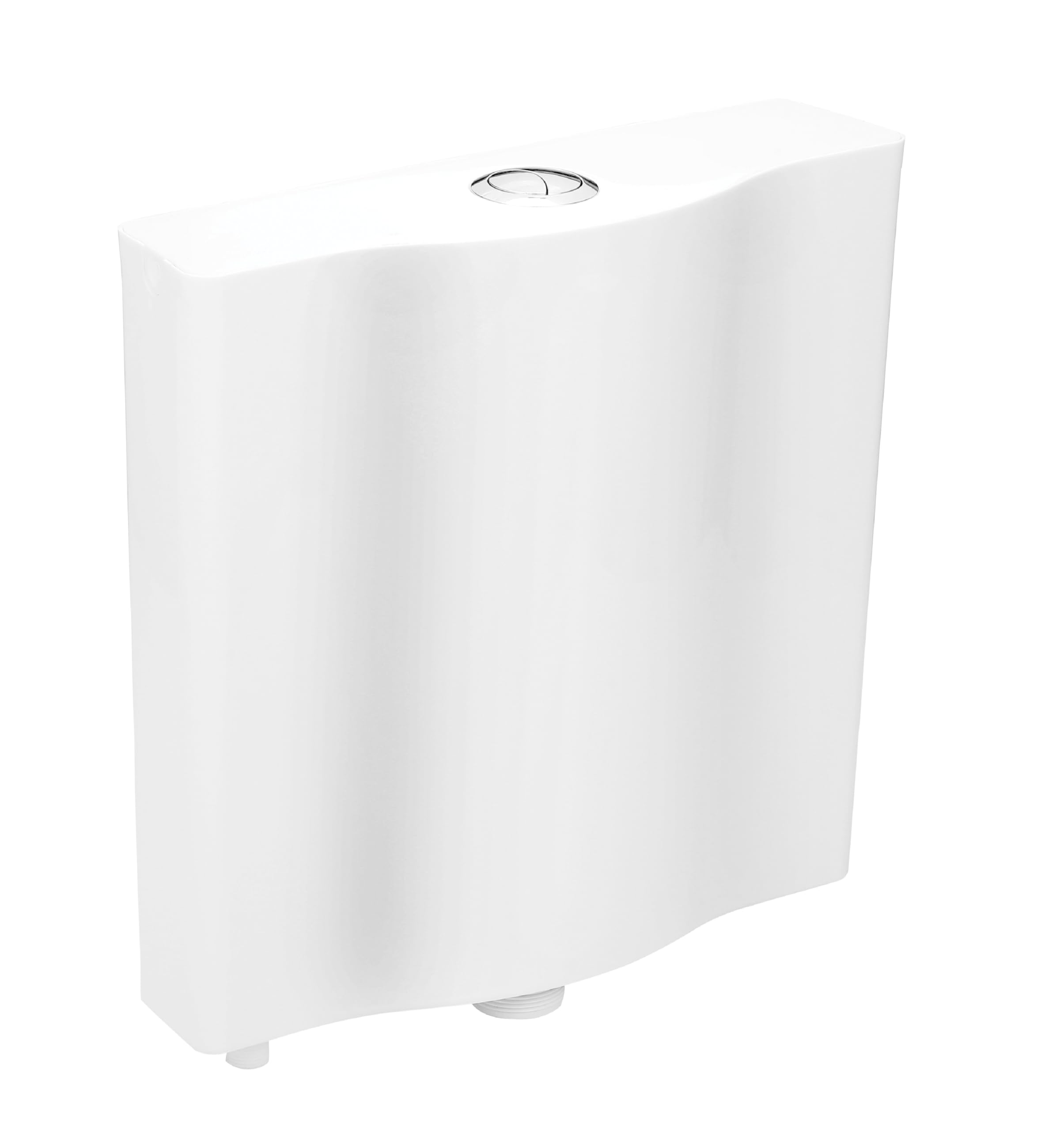 HARDSTONE Slim Dual Toliet Flush Tank 8 Liter Flushing Cistern Flush Tank with All Internal Accessories For Toilet (MARS)