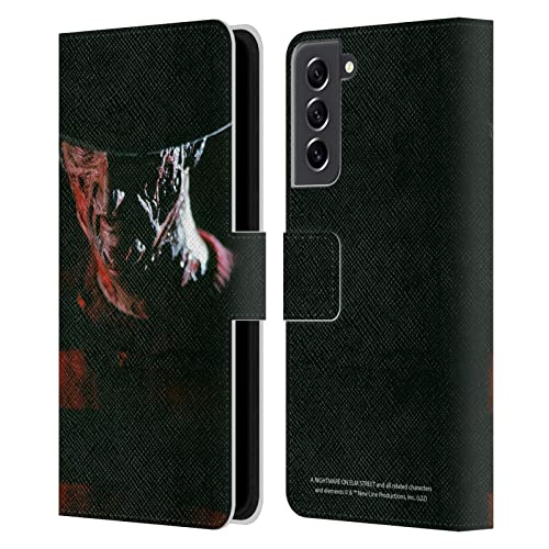 Étui portefeuille Samsung S21 FE 5G cauchemar Freddy Krueger pour fan de cinéma