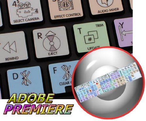 ADOBE PREMIERE GALAXY SERIES KEYBOARD STICKER APPLE SIZE