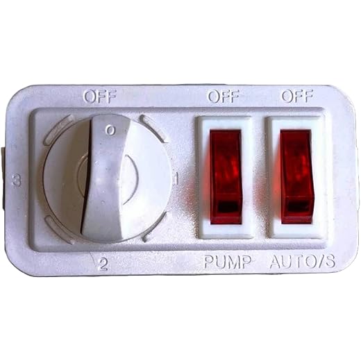 Air Cooler Combo Switch Controls 3 Motor Speeds Pump and Sw