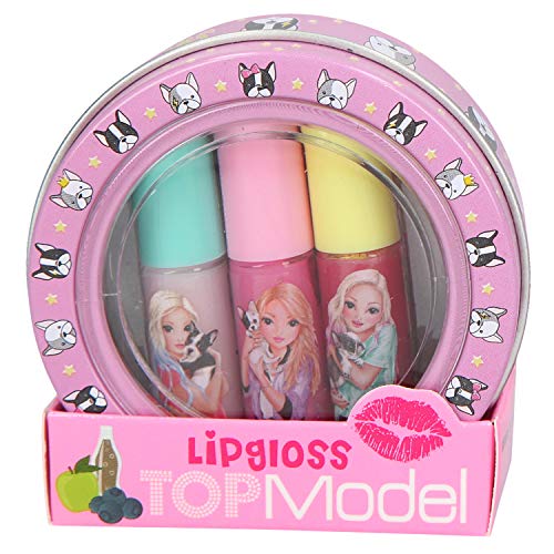 Preisvergleich Produktbild Depesche 8941 - Lipgloss Set in Metalldose, TOPModel, 3 Stück in verschiedenen Geschmacksrichtungen