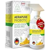 Stimio – XL 1000ml Spray anti-odeurs probiotique & enzymatique – Élimine les odeurs de transpiration & chaussures qui puent – Écologique, ultra-concentré, sans parfum – Micro-organismes actifs