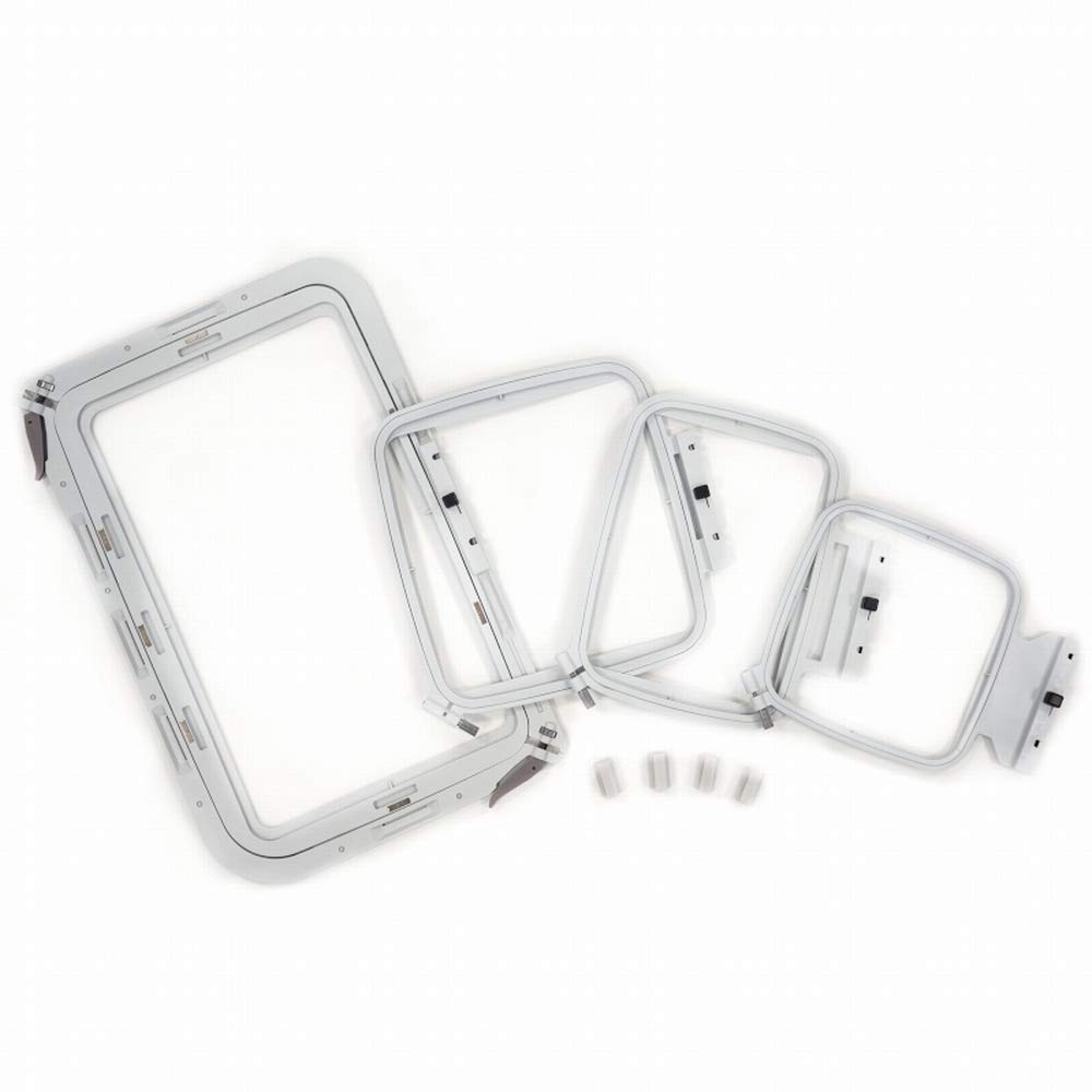 Janome MC 550E Máquina de bordar, incluye 4 bastidores, con una superficie de bordado de 360 x 200 mm