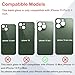 Phoupair OEM Rear Back Glass Replacement for iPhone 13 Pro 6.1 Inches with Professional Repair Tool Kit (Alpine Green)