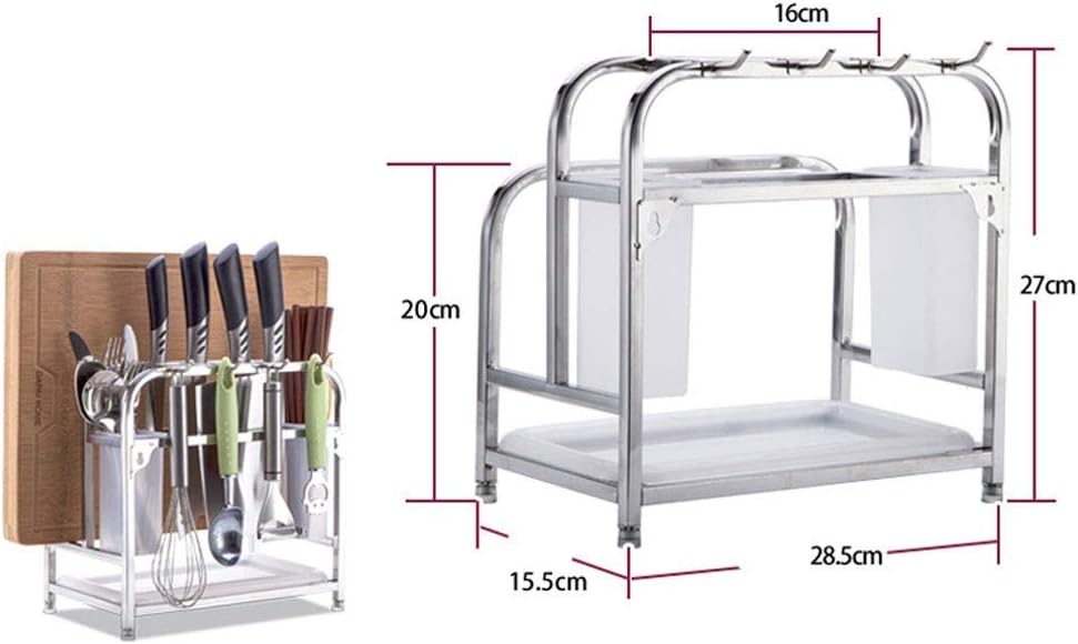 Kitchen Shelf Chopstick Holder Stainless Steel Rack Shelf