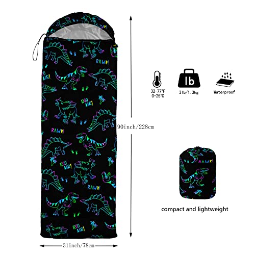 Image of QOOMO Camping Sleeping Bags,3 Season Warm & Cool Weather,Lightweight,Waterproof Sleeping Bags for Adults & Kids,Traveling,and Outdoors,Camping Gear Equipment
