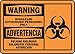 BIOHAZARD AUTHORIZED PERSONNEL ONLY (W/GRAPHIC) (BILINGUAL) (2 Pack)