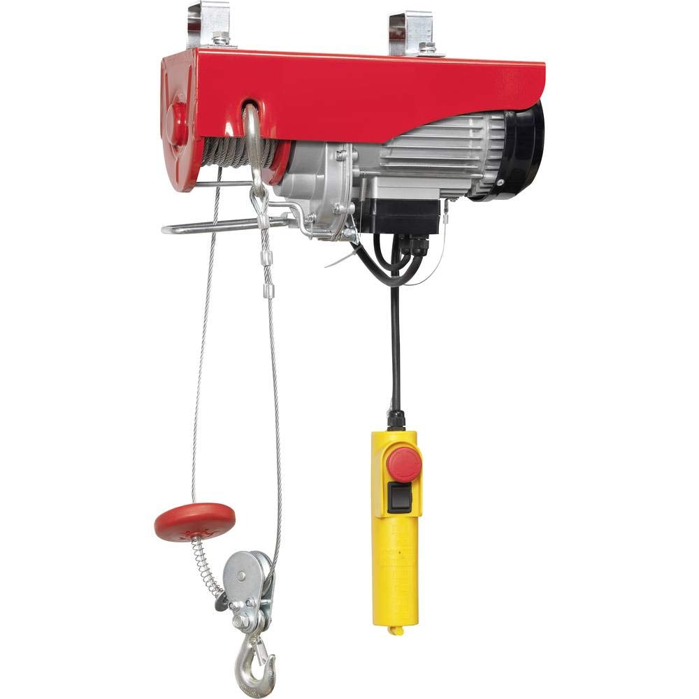 TOOLCRAFT 1553742 Elektrischer Seilhebezug Tragfähigkeit (mit Umlenkrolle) 600 kg Tragfähigkeit (ohne Umlenkrolle) 300