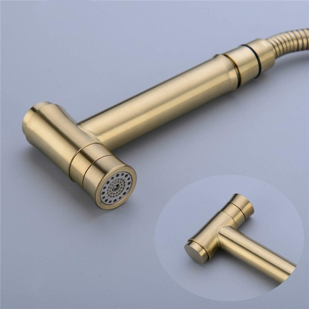 HandhelBrass Bidet Spray Set Hot & ColWater Pannolino Doccia Kit Bagno Jet Doccia Spruzzatore Nero h per una facile pulizia e igiene
