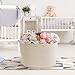 Maliton Extra Large Blanket Basket, Big Woven Cotton Rope Bin for Toys Towels, Pillow Basket with Handles, 22
