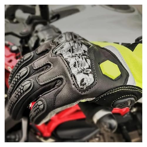 Glove Carbon Fiber Pattern Motorcycle Gloves Summer Riding Gloves Touch Screen Wrestling Cycling Trail Gear Motorcycle G - Additional View