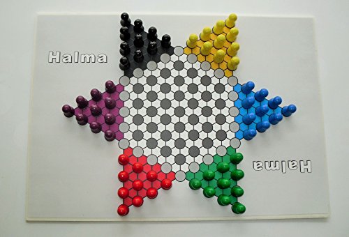 Preisvergleich Produktbild Halma Stern Halma Chinese Checkers 297 x 420 mm