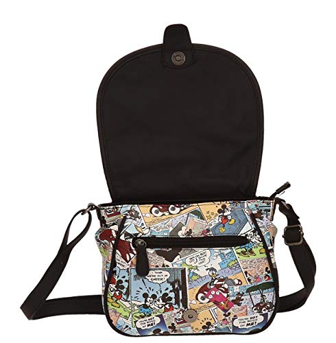 Disney Mickey Comic Borsa Messenger, Poliestere