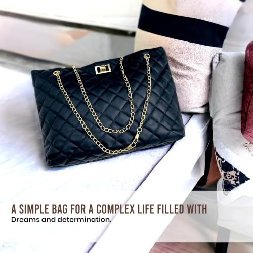 Image of Storite Women's Shoulder Handbag | Stylish PU Leather Tote Purse | Spacious Fashion Bag for Daily Use, Office, Shopping & Parties