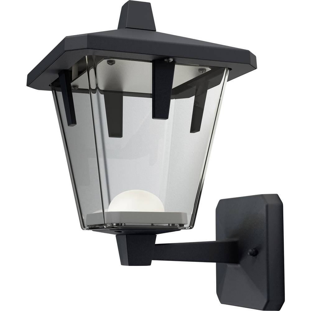 OSRAM Oprawa ścienna LED na zewnątrz/latarnia w stylu Endura Classic Up/korpus aluminiowy/czarny / 10 W/ciepła biel - 3000 K