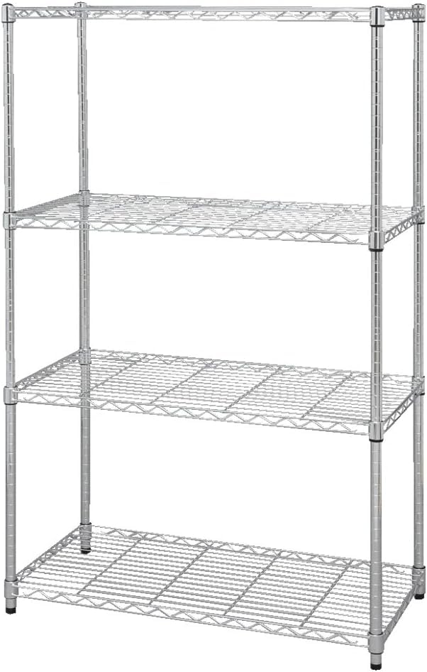【新品】メタル４段ラック 耐荷重400kg 151✕91✕46cm Amazon｜ラック メタルラック 本体 幅91×奥行46×高さ151cm 4段 耐荷重