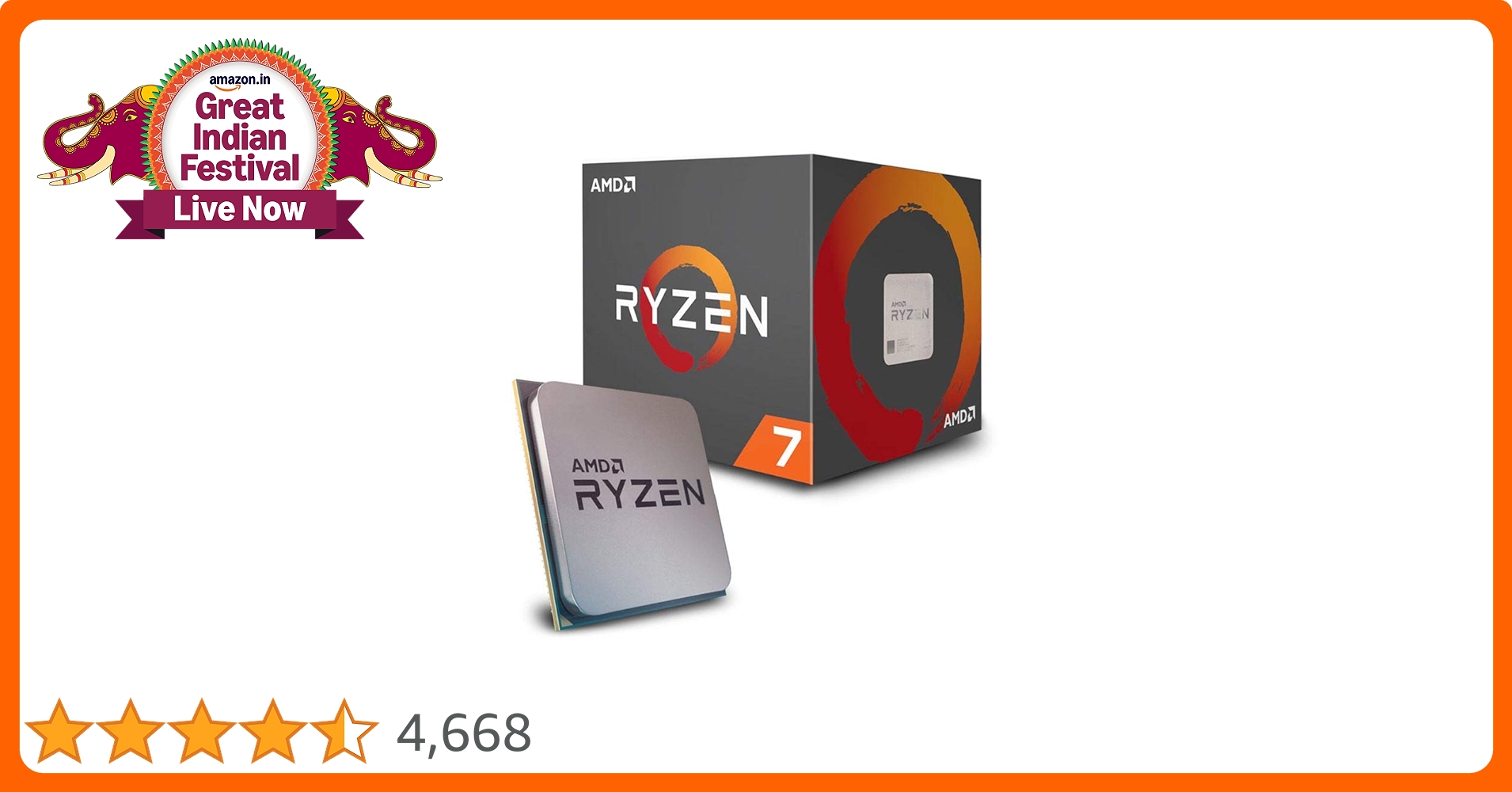 Amazon.in: Buy AMD Ryzen 7 2700 Desktop Processor 8 Cores up