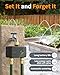 Diivoo Brass WiFi Sprinkler Timer 2 Zone, Smart Water Timer for Garden Hose Remote Control,Compatible with Alexa and Google Home,12 Irrigation Plans,Rain Delay & Manual Watering for Garden,Lawn,Yard