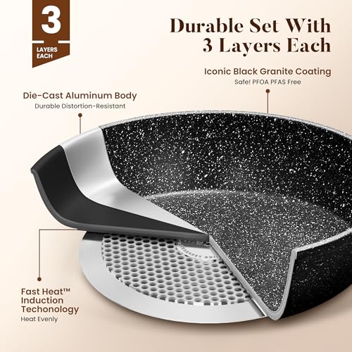 Kitchen Academy 17Pcs Induction Cookware Sets Review