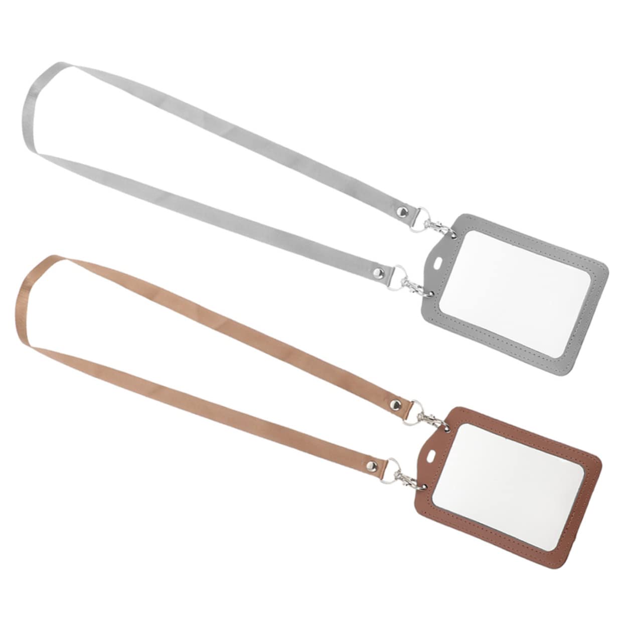 HOMSFOU 3 Set Porta Badge Porta Badge Portachiavi Buste Trasparenti Per Carte Buste Trasparenti Per Carte Custodie Protettive Per Carte Custodie Trasparenti Per Carte 2 pezzi * 3