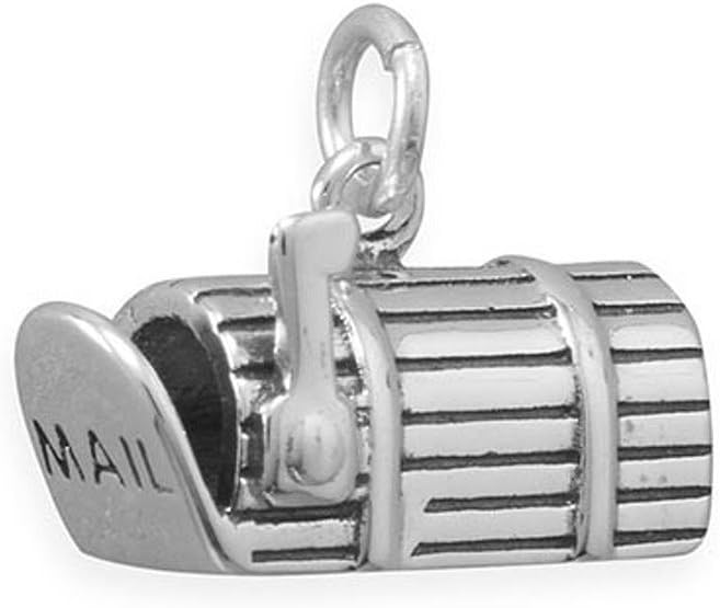 AzureBella Jewelry Mailbox US Mail Postal Charm Sterling Silver