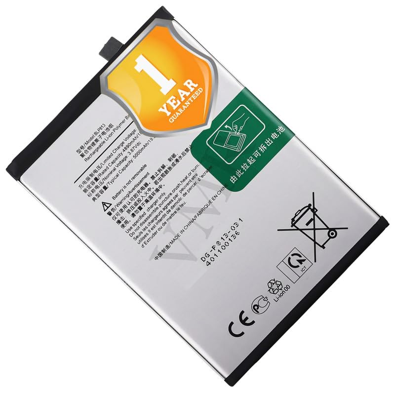 Image of Original BLP813 Battery Compatible for OnePlus Nord N100 - (5000mAh) - 1 Year Warranty X2