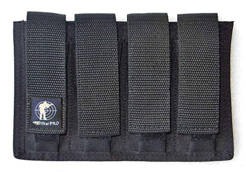 Tactical Pro Sports Quad Magazine Pouch 9mm 40 & 45