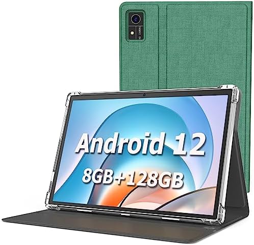 Android Tablet, 10 Inch Android 12 Tablet, 8GB RAM 128GB ROM, 1TB Expand, Android Tablet with 5G WiFi, 4G/LTE, 8000 mAh Battery, Dual Camera, Bluetooth 5.0, FHD IPS Touch Screen, GPS, GMS Certified Android Tablet, 10 Inch Android 12 Tablet, 8GB RAM 128GB ROM, 1TB Expand, Android Tablet with 5G WiFi, 4G/LTE, 8000 mAh Battery, Dual Camera, Bluetooth 5.0, FHD IPS Touch Screen, GPS, GMS Certified