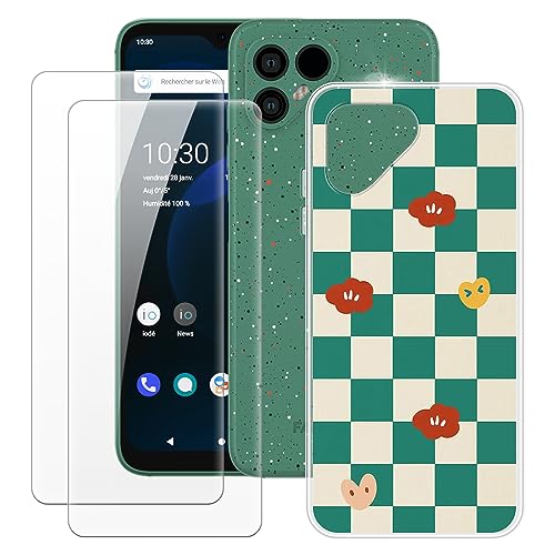 MILEGAO Fairphone 4 Case + 2PCS Screen Protector Tempered Glass, Ultra Thin Bumper Shockproof Soft TPU Silicone Cover Case for Fairphone 4 (6.3”) MILEGAO Fairphone 4 Case + 2PCS Screen Protector Tempered Glass, Ultra Thin Bumper Shockproof Soft TPU Silicone Cover Case for Fairphone 4 (6.3”)