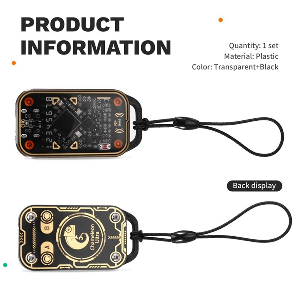 Lecteur d'émulateur de carte RFID V3.0 125 Khz 13,56 MHz ID IC Card Tag Copyer + 3 porte-clés UID/CUID